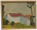 Gammal gård 1961 storlek 56x45 cm                   
